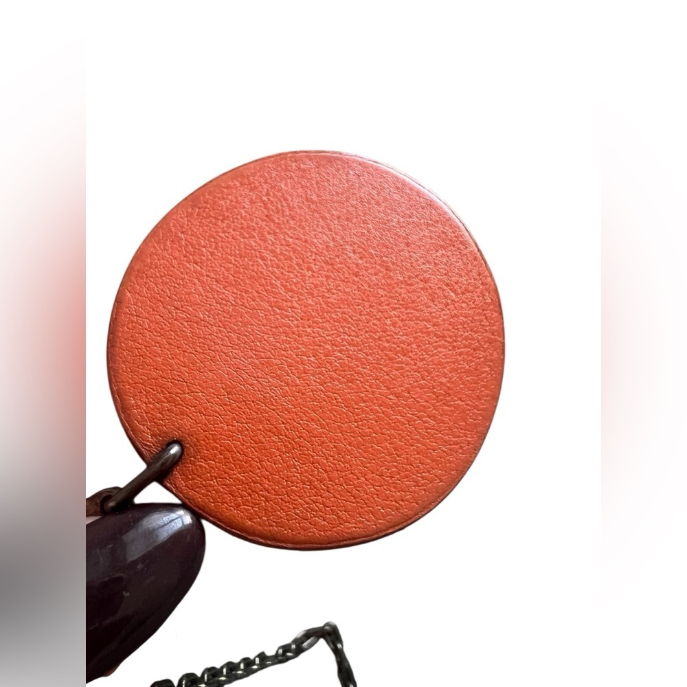 Hermès Chevre Mysore Orange Bag Charm - Picture 6 of 12